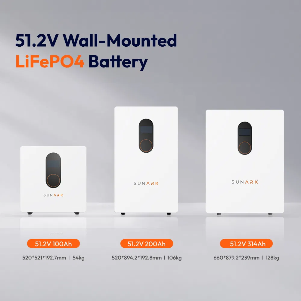 Sunark Deep Cycle Lithium Iron Phosphate Battery 5kwh 10kwh 16kwh Battery Energy Storage Companies High Capacity Lithium Battery