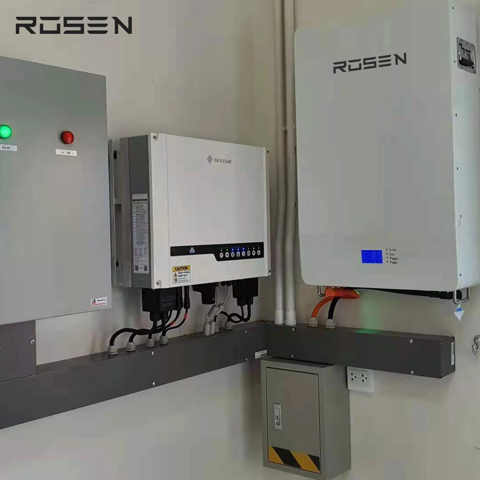 Rosenpv 48V 200ah Batterie Solaire Lithium Iron Phosphate Battery Solar Storage