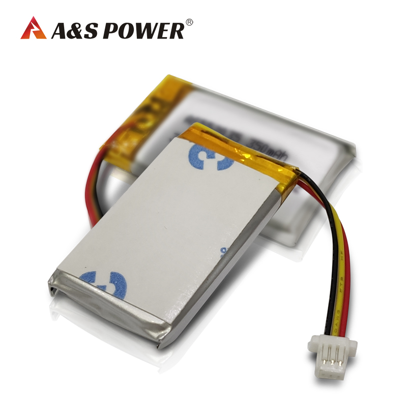 552035 Lithium Polymer Battery 3.7V 350mAh Rechargeable Battery for Bluetooth Earphone, Lipo Battery with UL/CB/CE/Un38.3 Certifications