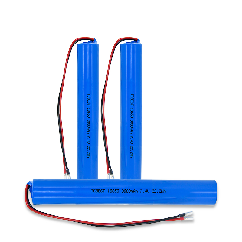 Customized Rechargeable 18650 2s1p Lithium Ion Battery Pack 3000mAh 7.4V CB/Kc/Un38.3 Certified for Car Toys