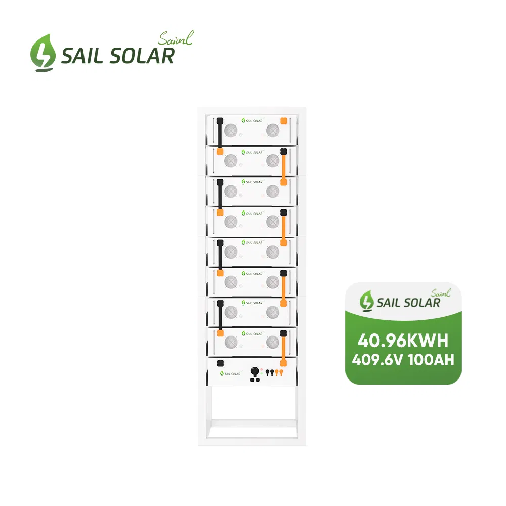 Sail Solar Home Use High Voltage 51.2V 100ah Li Ion LiFePO4 Lithium Battery Cluster 30kwh 40kwh 50kwh Rack Mounted 4units to 15units Customized Hv Battery