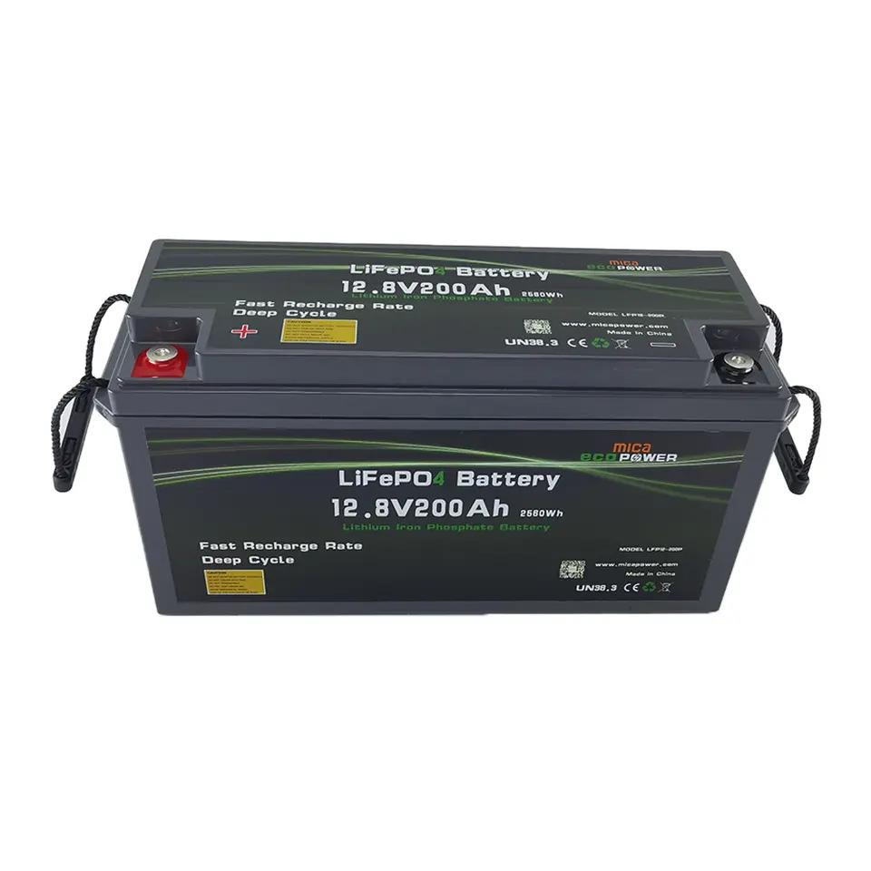 Good Service OEM/ODM 12V 12.8V 24V 25.6V 51.2V 48V 50ah 100ah 200ah 300ah LiFePO4 Battery Energy System Home Lithium Ion LFP Storage Battery Pack for RV/Marine