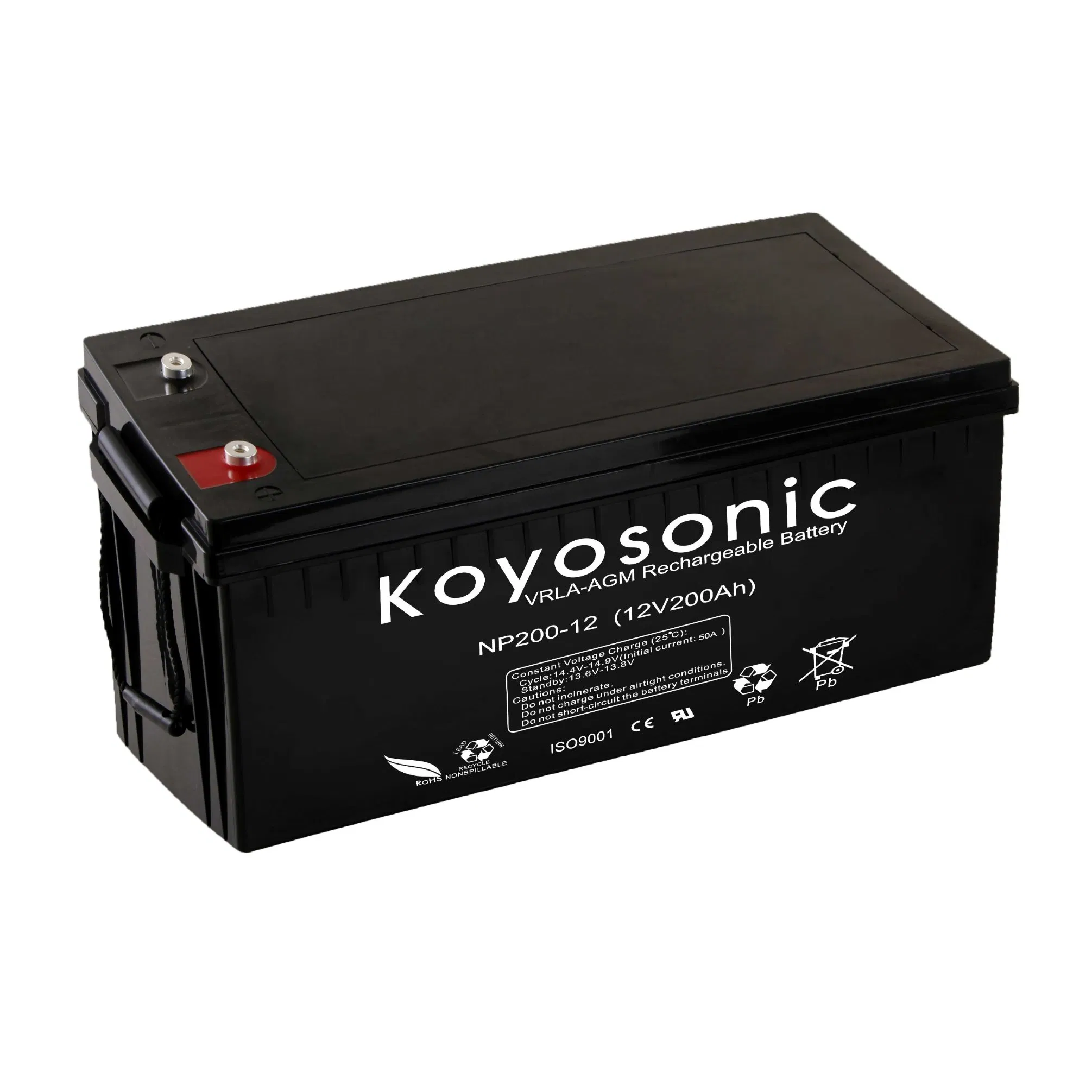 Lead Carbon Battery 2V/6V/12V Long-Life-Fast-Charging-Rechargeable-Deep-Cycle 100ah/200ah/250ah/400ah for Solar-Energy-Storage-System/