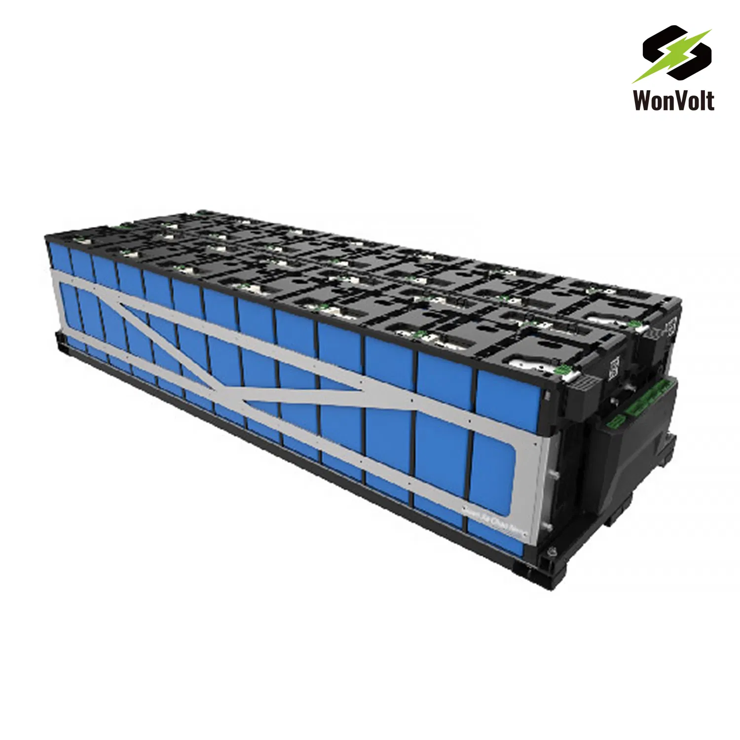 Wonvolt Wall Mounted 48V 51.2V 14.336kwh Lithium Ion Storage Battery for Sale