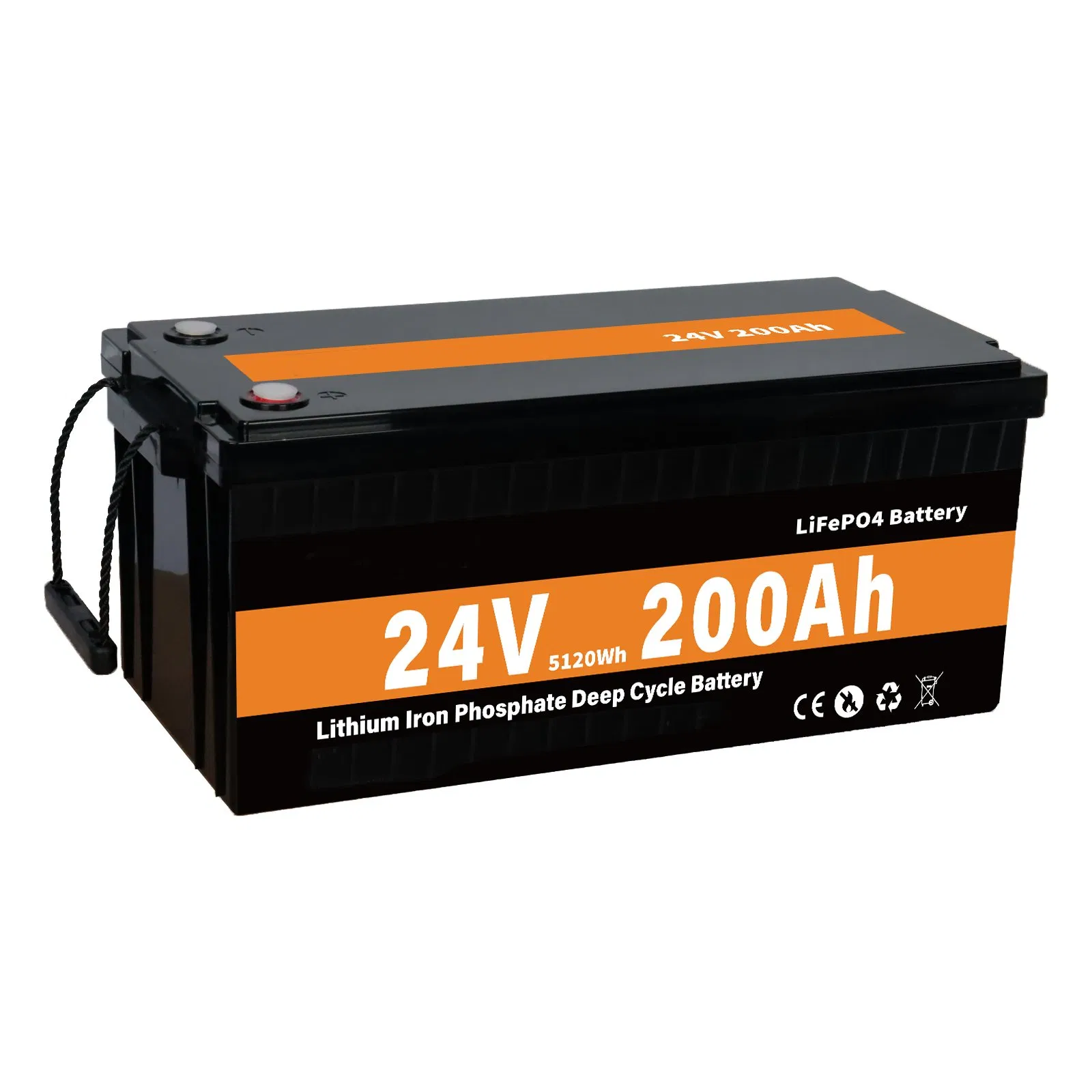 LiFePO4 Battery Solar Energy Storage System 24V 200ah