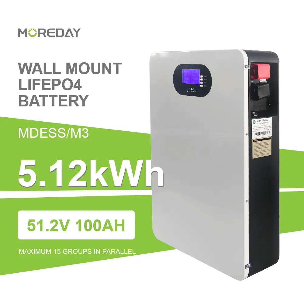 Moreday 48V Lithium Iron Phosphate Battery 100ah 5kwh for Home Ess