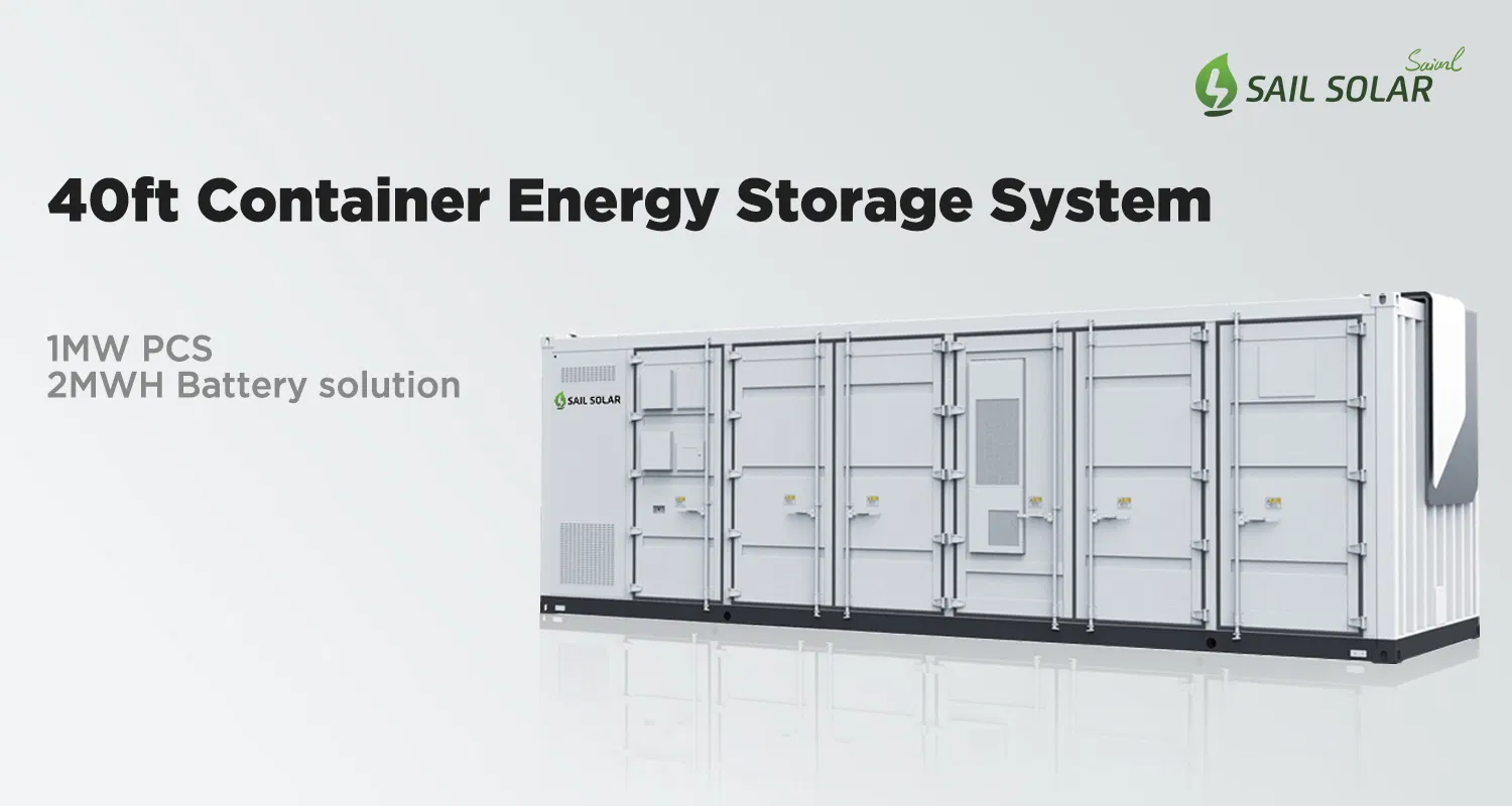 Outdoor Bess Container Solar Battery System