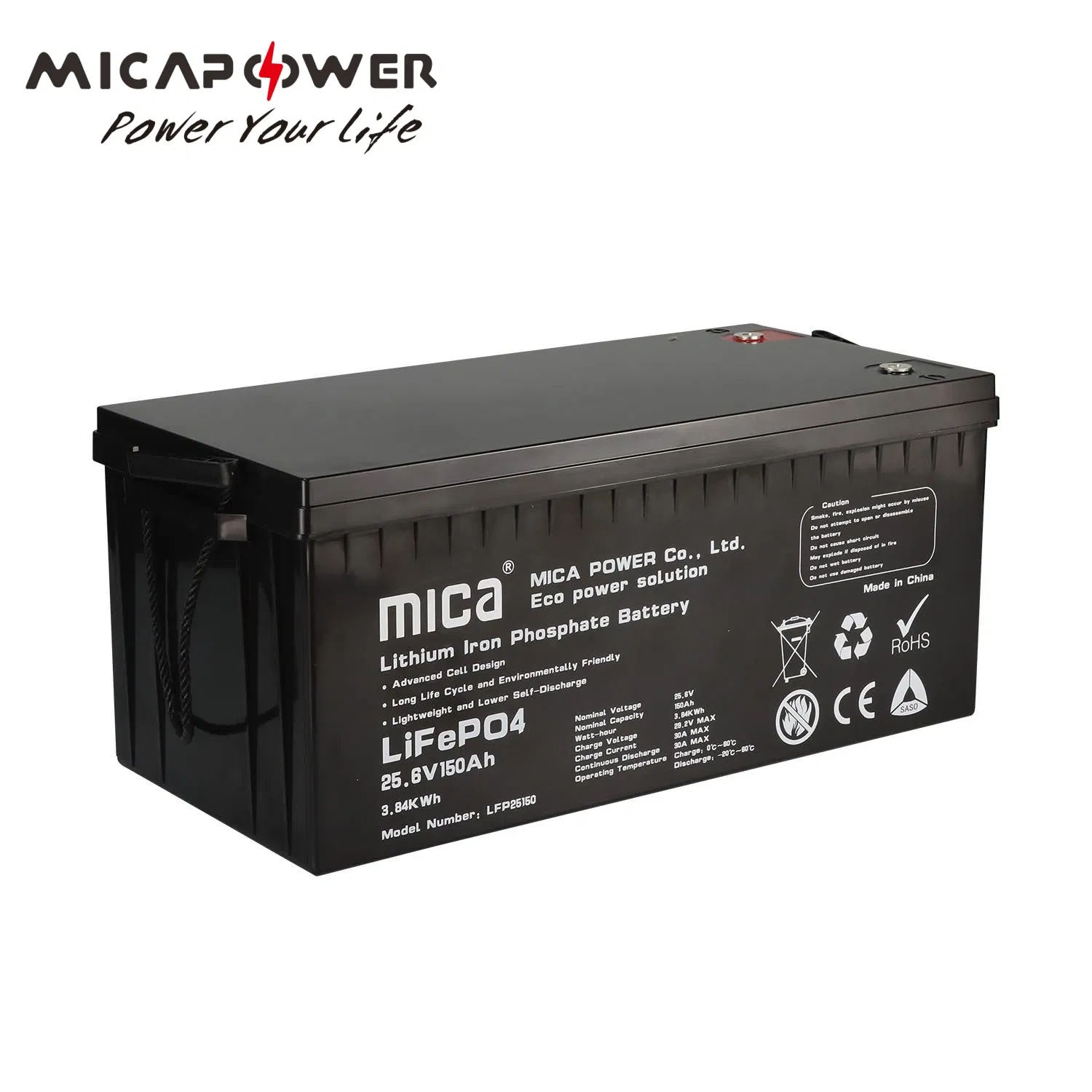Mica 3kwh off-Grid Solar Storage System 24V 50ah 100ah 150ah 200ah Lithium LiFePO4 Battery Pack with Inverter for RV/Marine/Home Solar Storage System Ksa