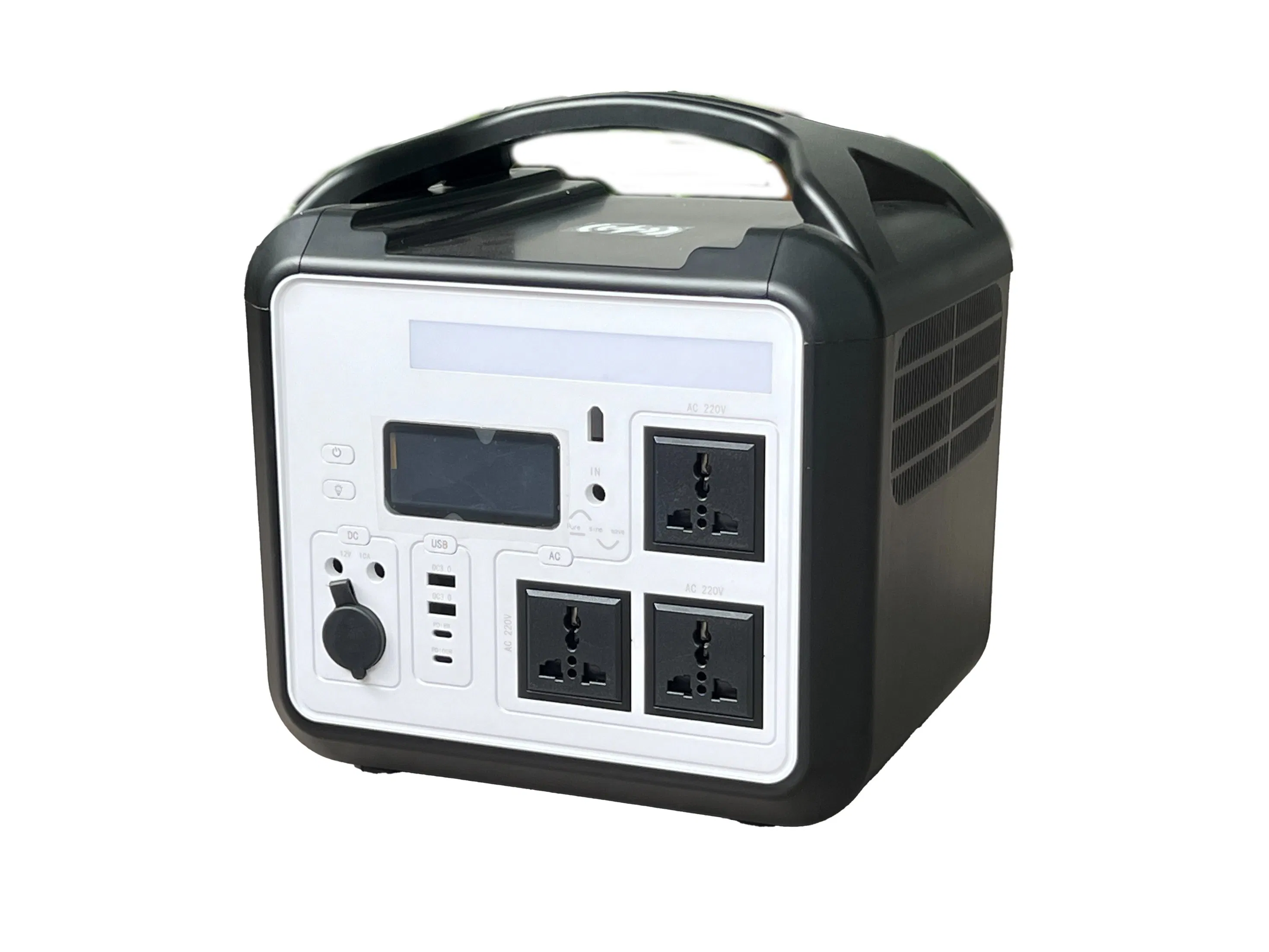 Output USB 3.0-18W Portable Outdoor Energy Storage Power Supply, High-Efficiency Solar Power Adapter, Lithium Iron Phosphate Battery AC Types (Optional) Types