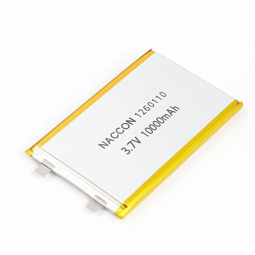 Factory Directly Lithium Polymer 1260110 3.7V 10000mAh Rechargeable Lipo Li-ion Battery for Mobile Phone/ Powe Bank Device/Digital Device