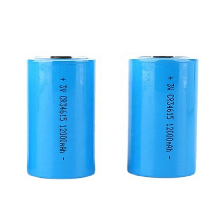 3.0V 12000mAh Cr34615 Primary Lithium Battery for Portable Blood Glucose Meter Power