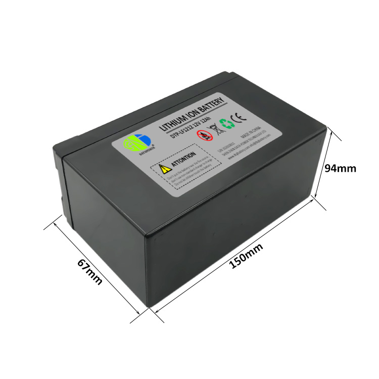 12V 12ah Rechargeable Li-ion Lithium Battery Industrial Battery LiFePO4 Battery with BMS