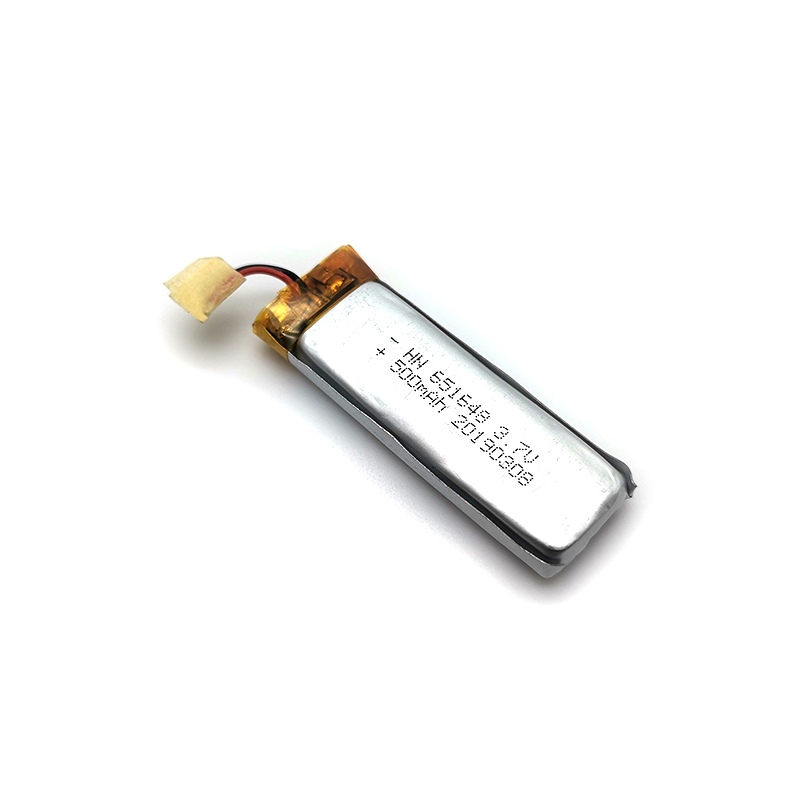 Pouch Cell Li-Polymer Lithium Lon Battery 3.7V 500mAh 651648 for Beauty Device