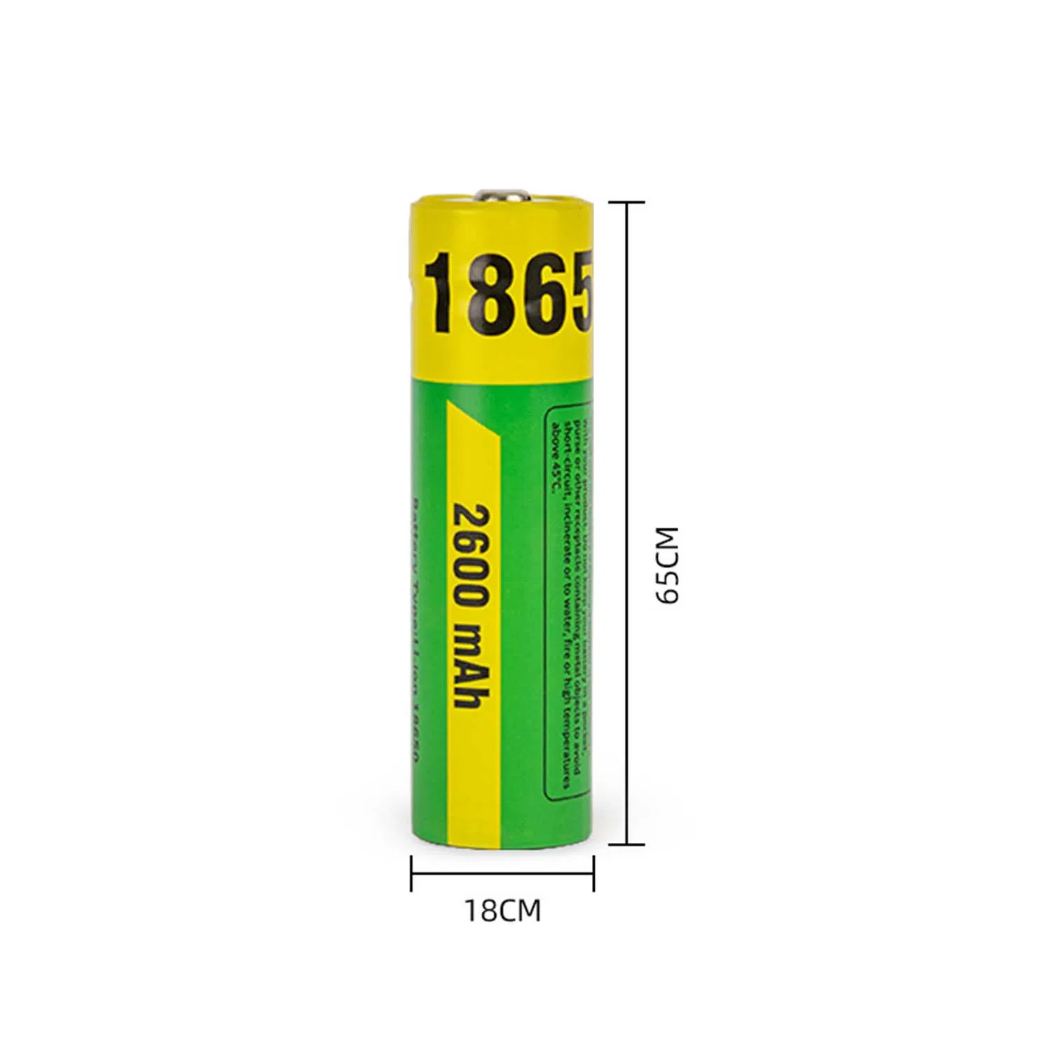 Factory Direct 3.7V 18650 Rechargeable Battery 2000mAh 2200mAh Type C Port 7400mwh Lithium Ion Cell Bulk Supply