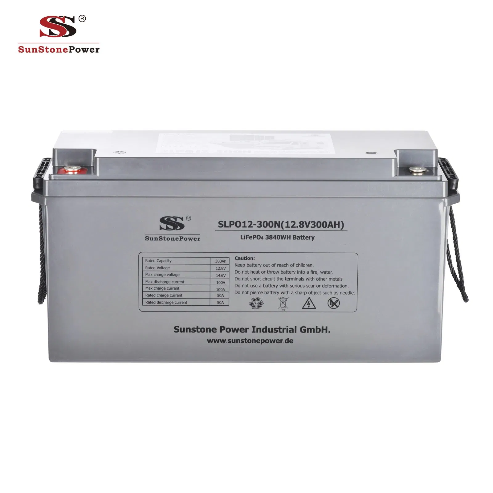 12.8V 300ah Lithium Ion Rechargeable Battery Portable Power Storage LiFePO4 Battery