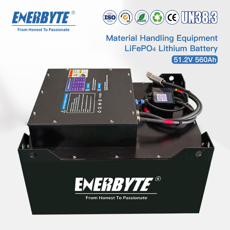 48V 500ah LiFePO4 Forklift Lithium Battery Fast Charging Explosion-Proof IP65 Logistics Warehousing