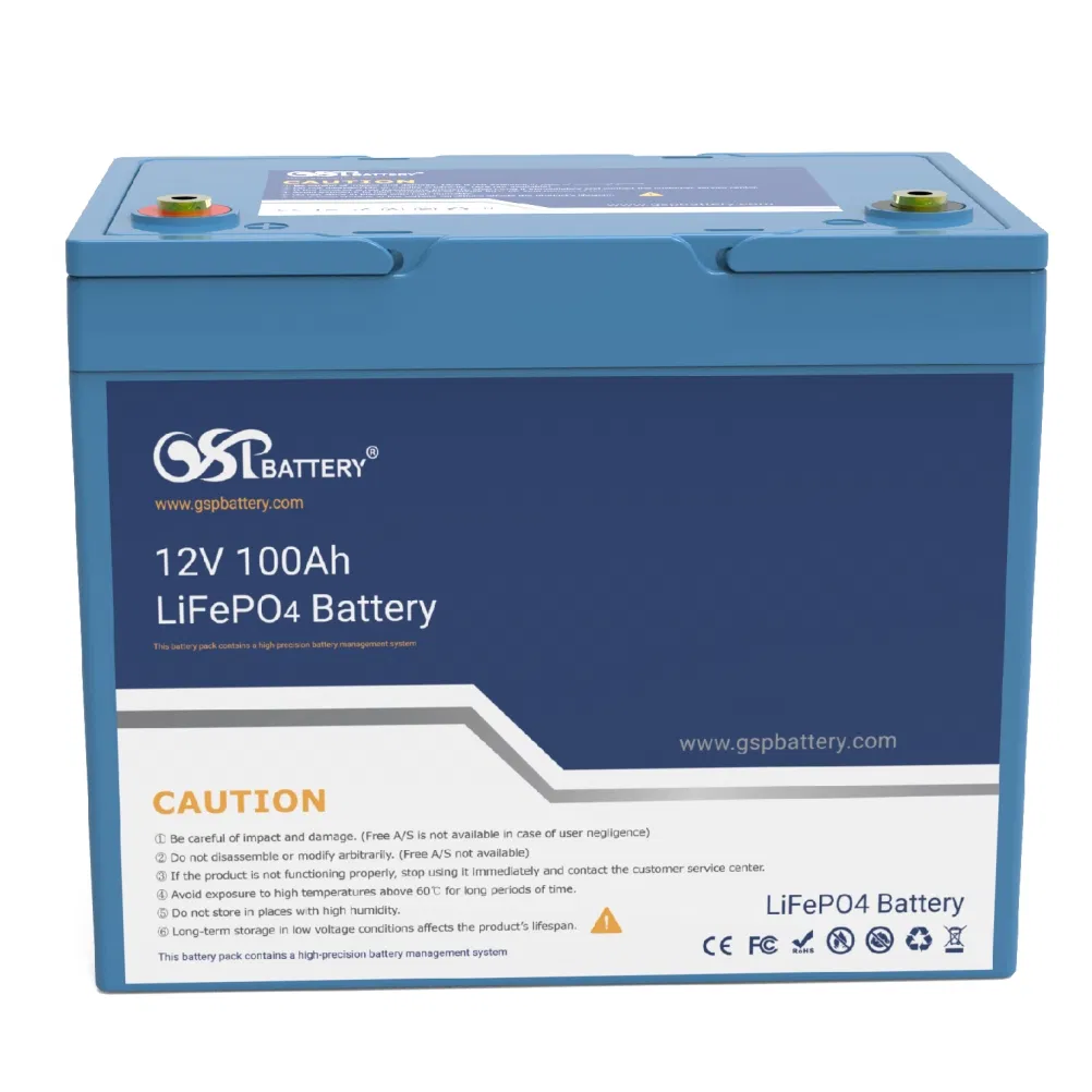 High Quality Wholesale Economical High-Temperature Resistant LFP 12V100A Lithium Iron Phosphate Battery for Camping