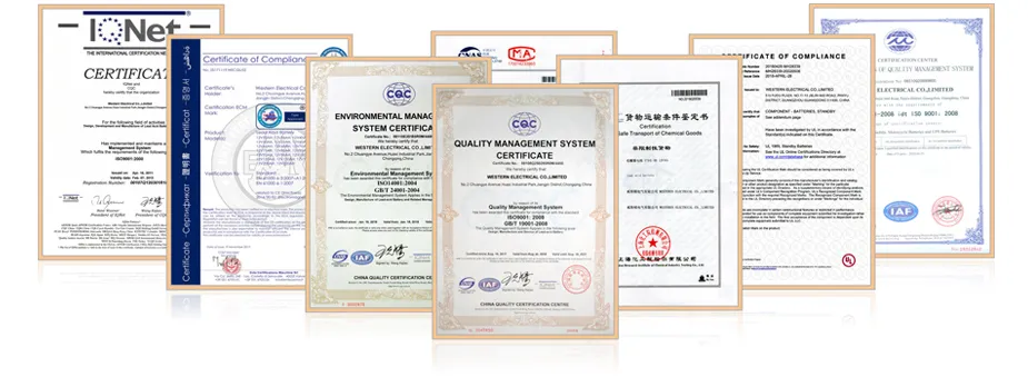 Certifications