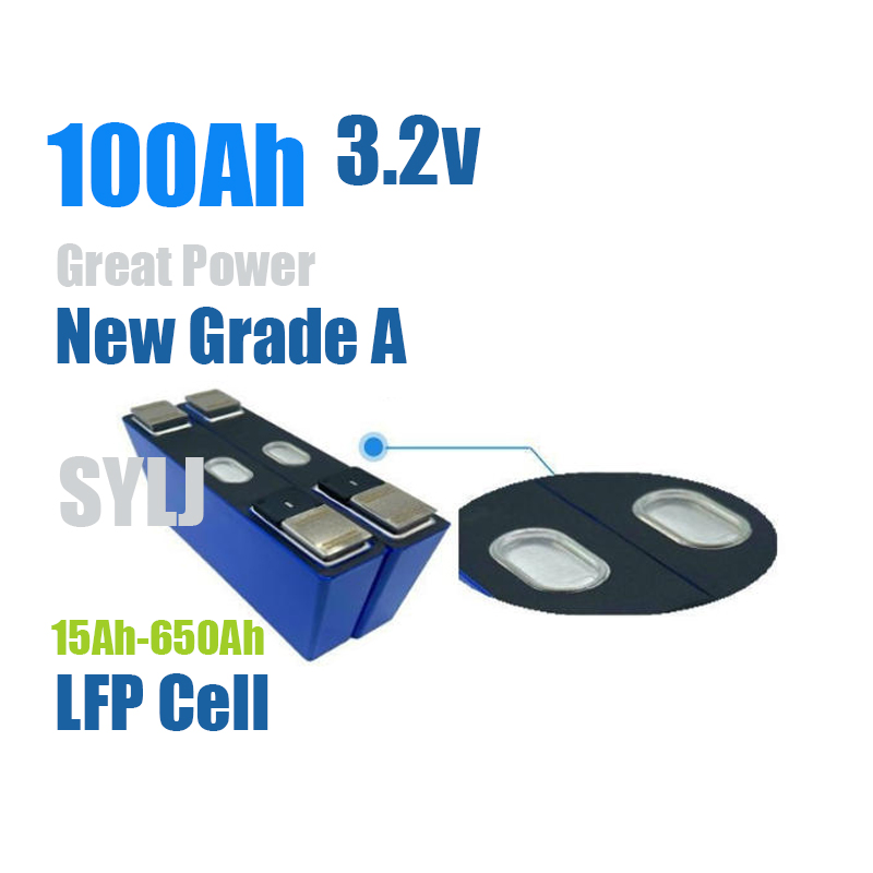 3.2V 100ah Lithium Battery Prismatic Cell for LiFePO4 Energy Storage