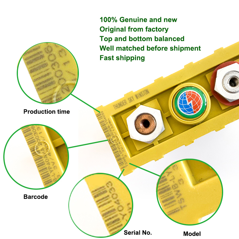 Tswb-Lyp200aha-B 200ah Winston Lifeypo4 Battery for Electric Vehicle Mobile Power Recreational Vehicle Caravan