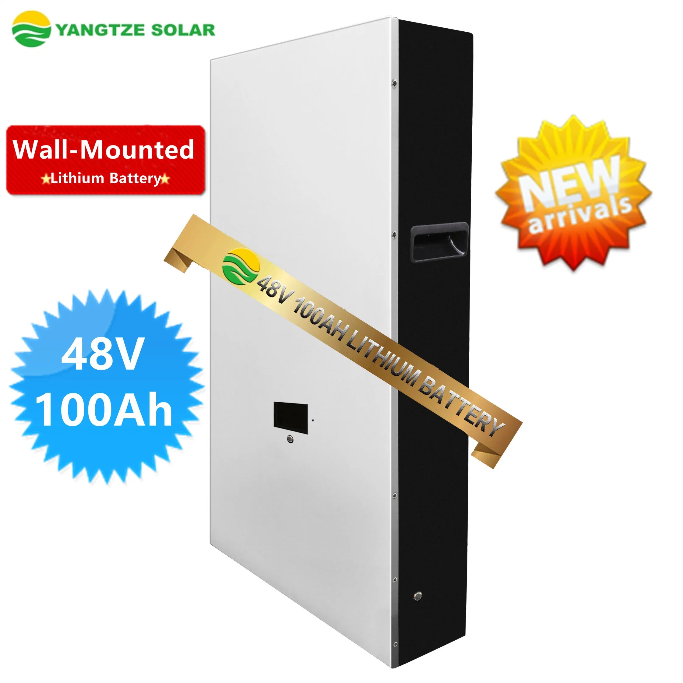 5 Years Warranty Wall-Mounted Smart BMS Li-ion LiFePO4 Lithium Battery 48V 100ah Battery Pack with RS485 CE TUV ISO MSDS