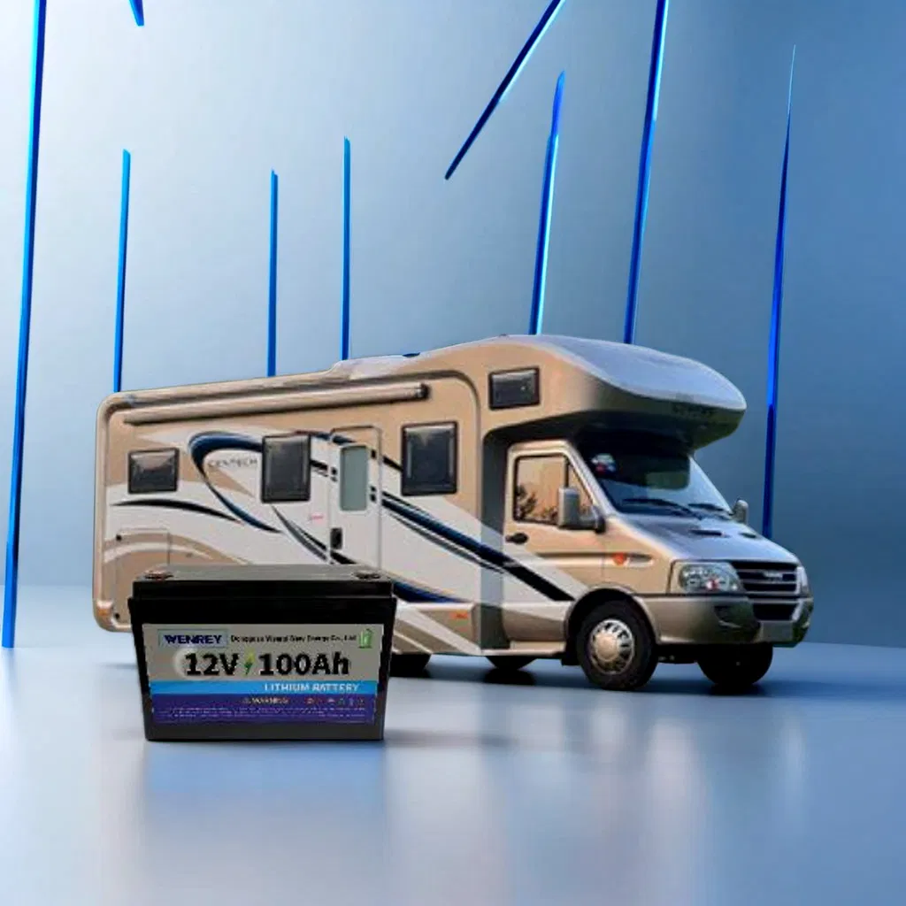 All-Weather Lithium 12V 24V 80ah-300ah LiFePO4 Batteries for Solar Golf Carts, Camping Vehicles, and Marine Energy Storage