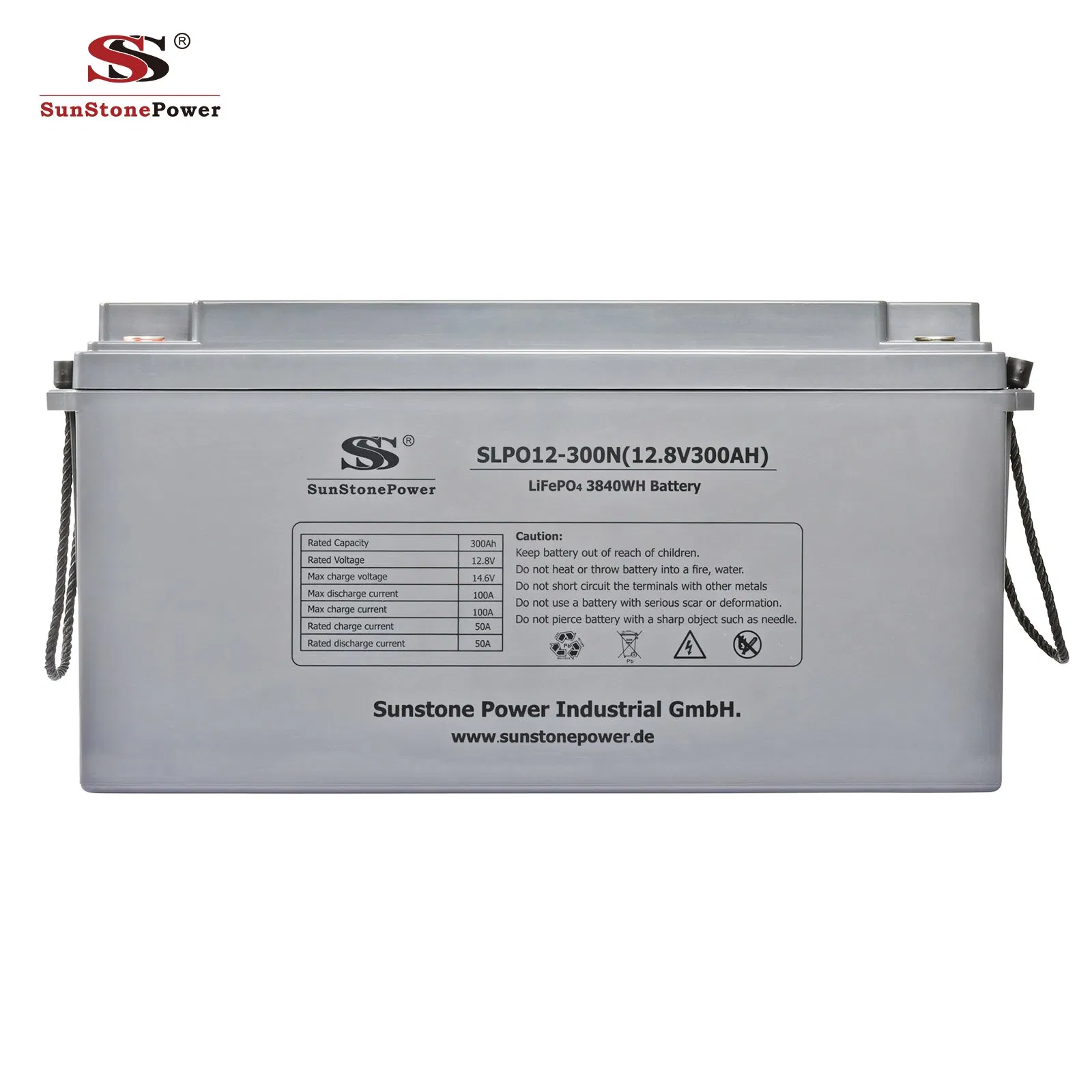 12.8V 300ah Lithium Ion Rechargeable Battery Portable Power Storage LiFePO4 Battery