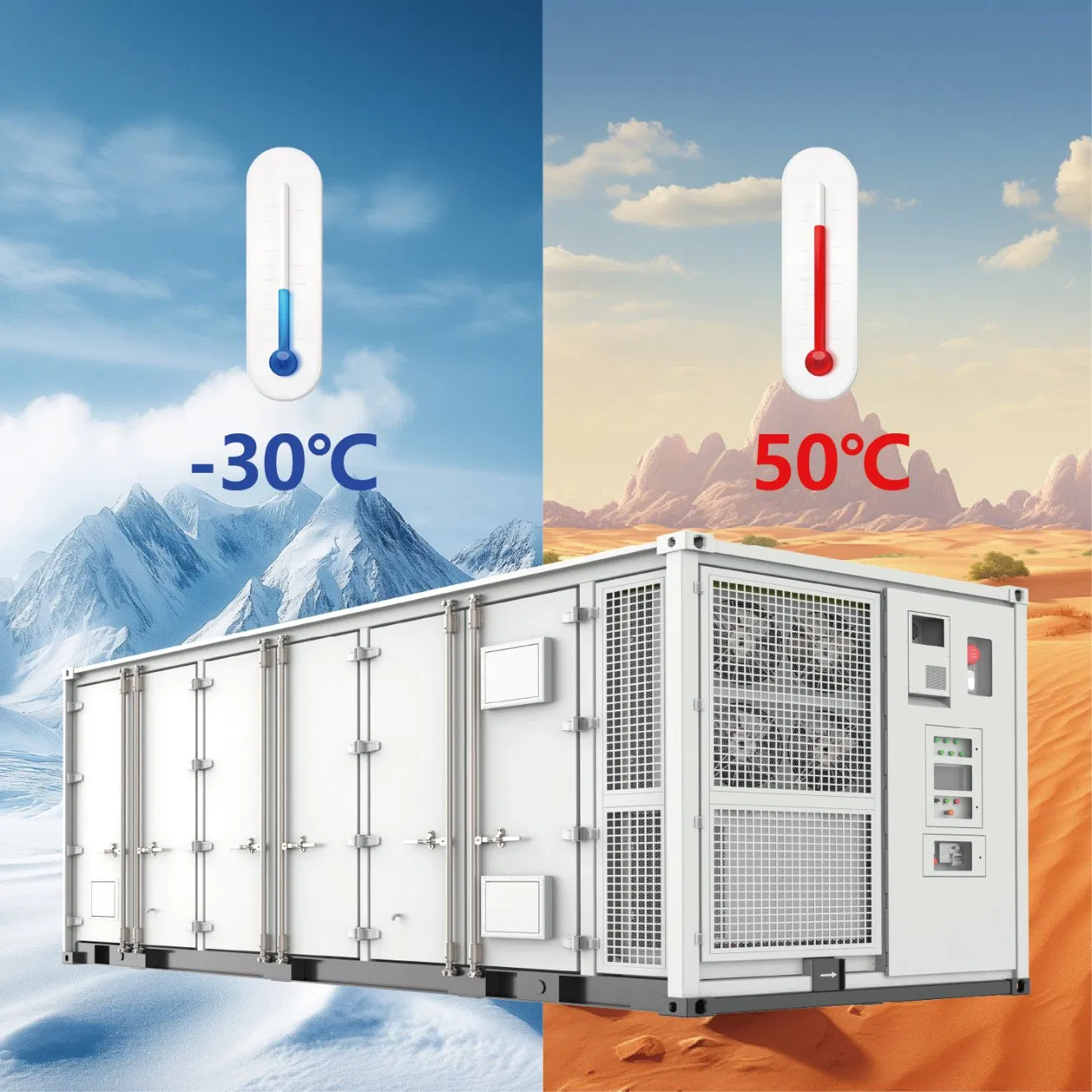 1.72mwh Container Bess Lithium Cell Solar Battery Energy Storage System LiFePO4 Battery