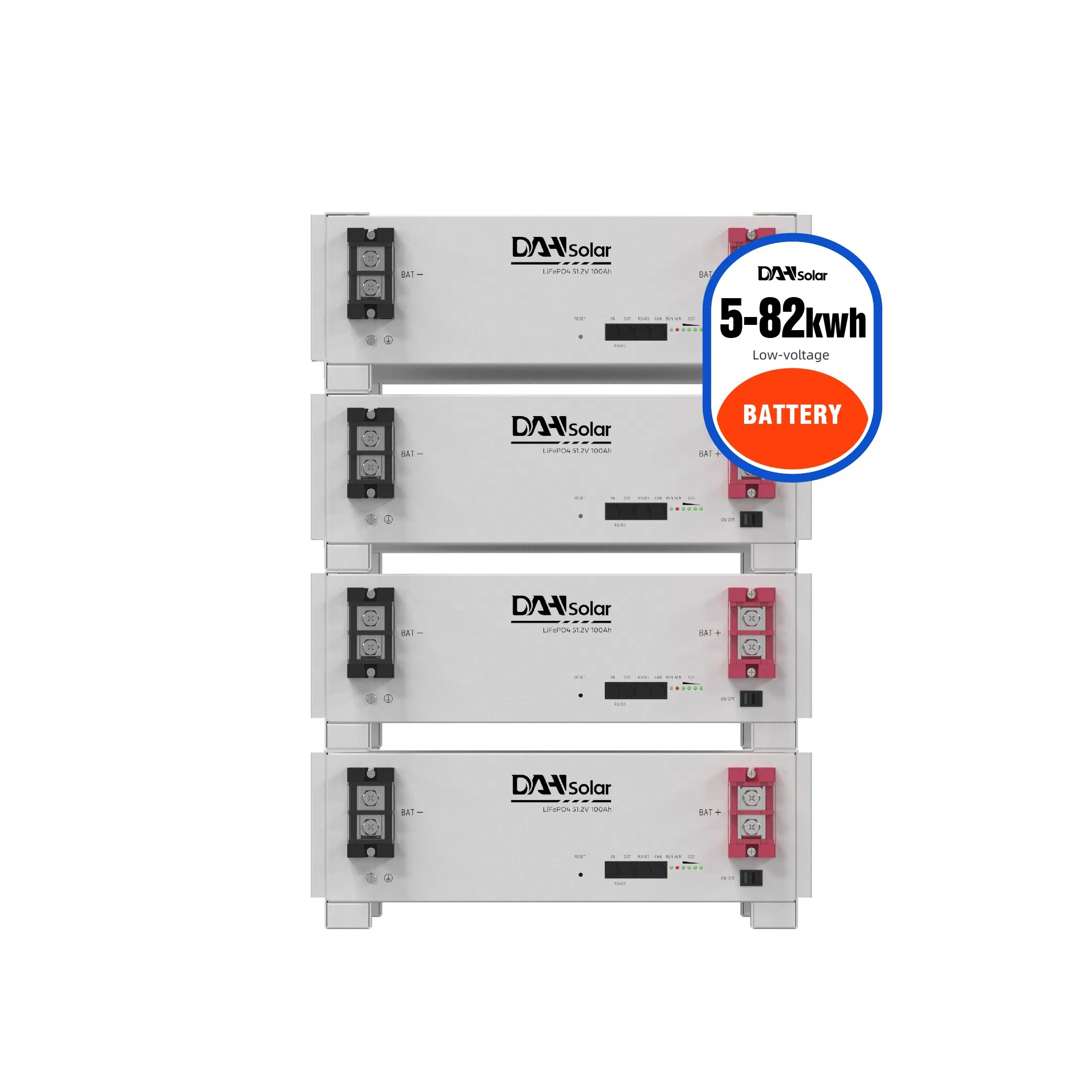 48V 51.2V LFP-Rack Box 100ah 200ah Low-Voltage Lithium Iron Phosphate Battery for Home