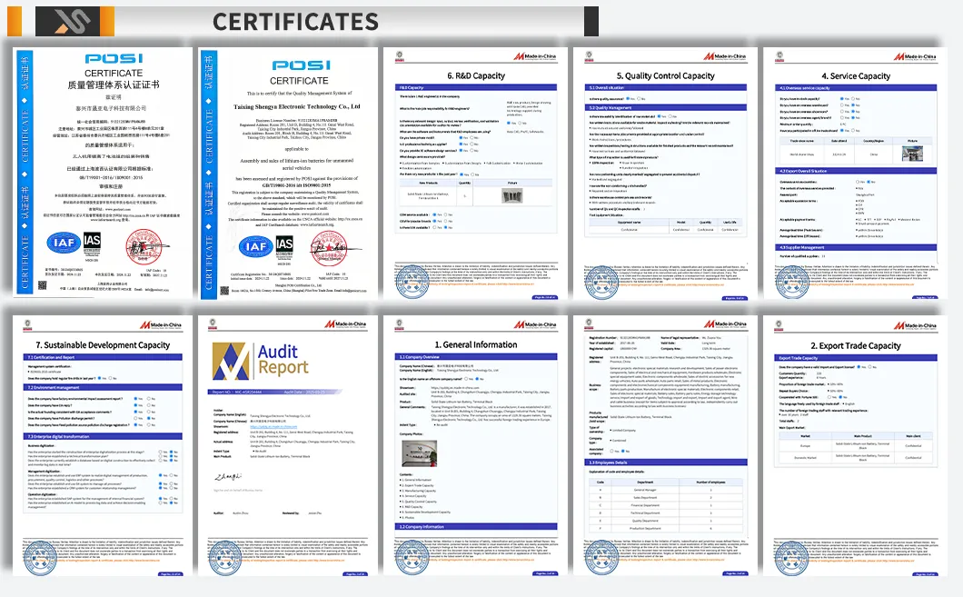 Quality Certifications