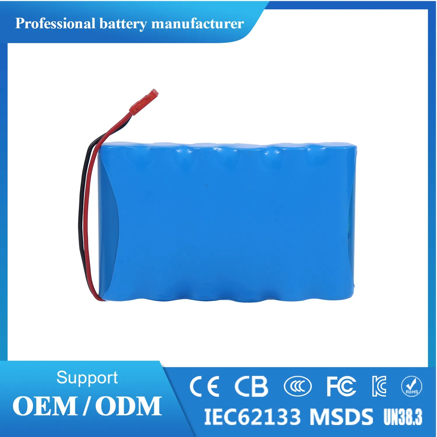 OEM Lithium-Ion &amp; LiFePO4 Battery 18650/21700/26650/32700) with 3.7V/7.4V/11.1V/12V &amp; 1s/2s/3s Permutation Battery Solutions for Various Application