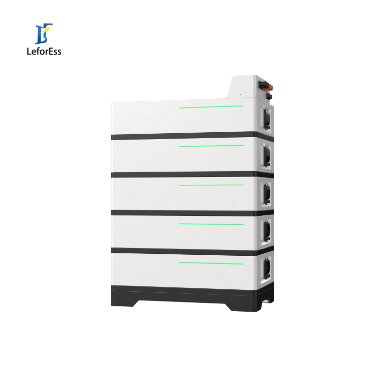 Stackable Battery 15kwh 30kwh Deep Cycle LiFePO4 Energy Storage for Residential Solar Inverter