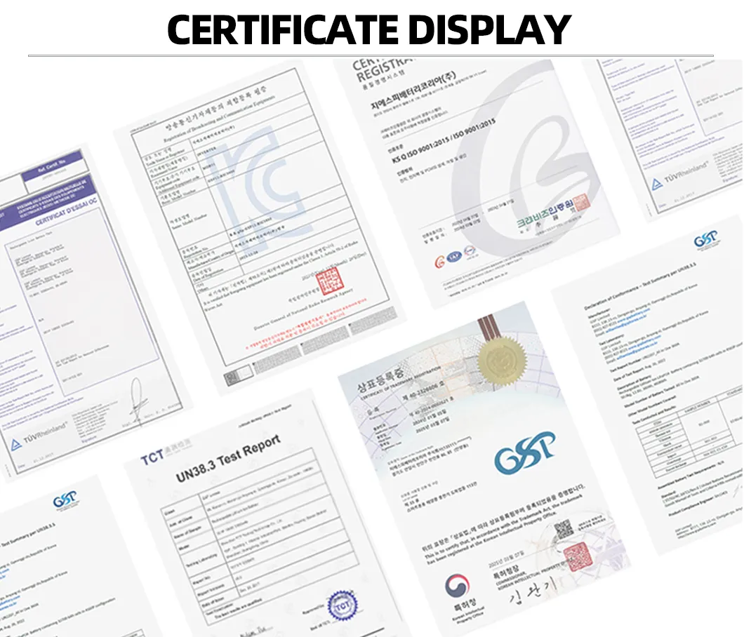 Product Certifications