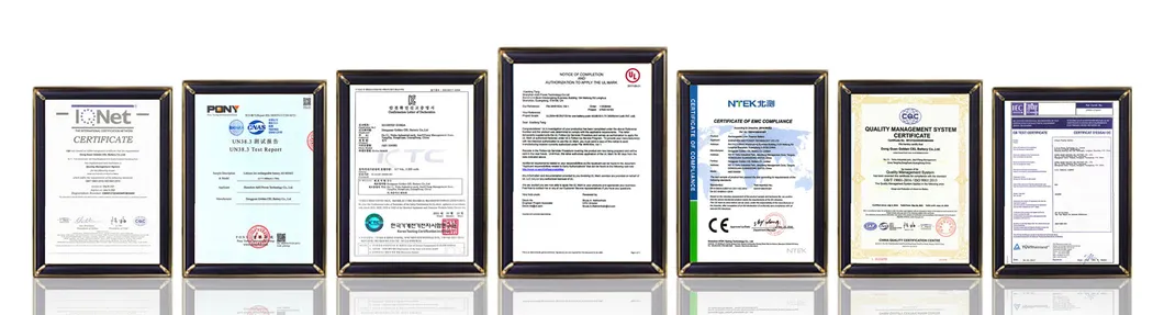 Certificates