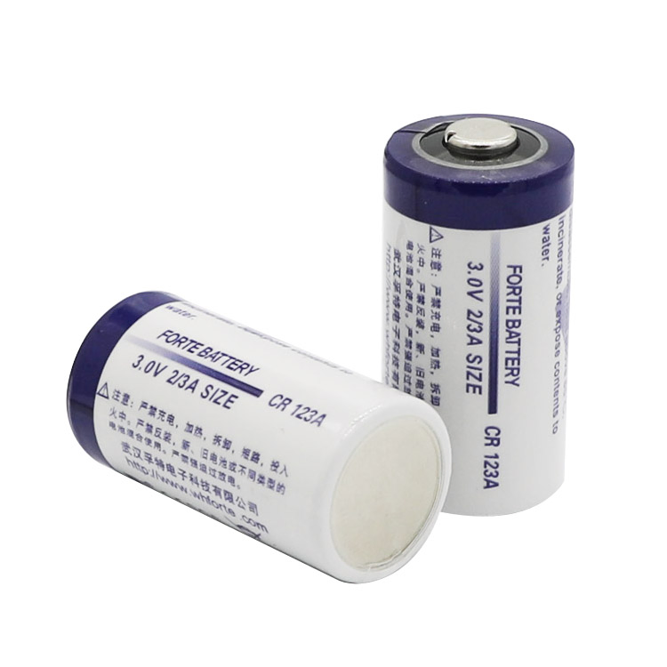 3.0V High Capacity Cr123A Primary Limno2 Battery for Backup Power
