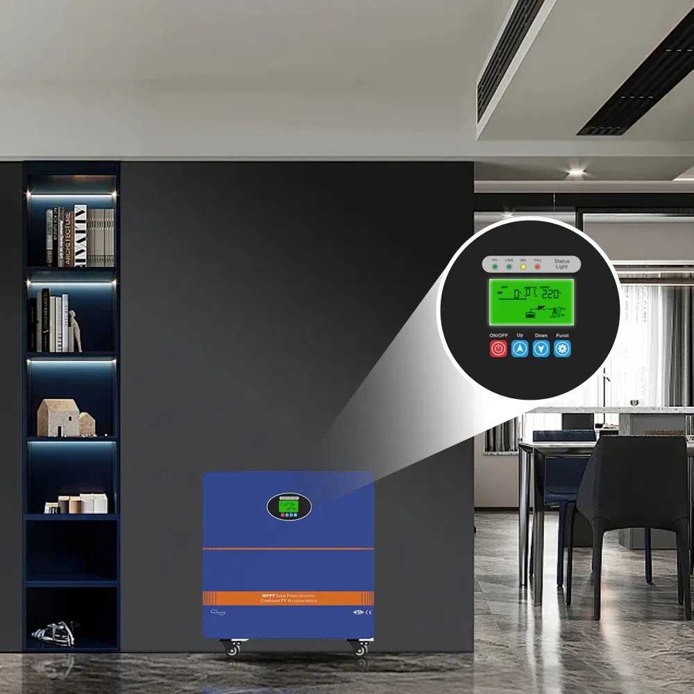 5000W off Grid Solar Generator UPS Solar All in One Portable Power Station Emergency Power Backup Solar Power Battery