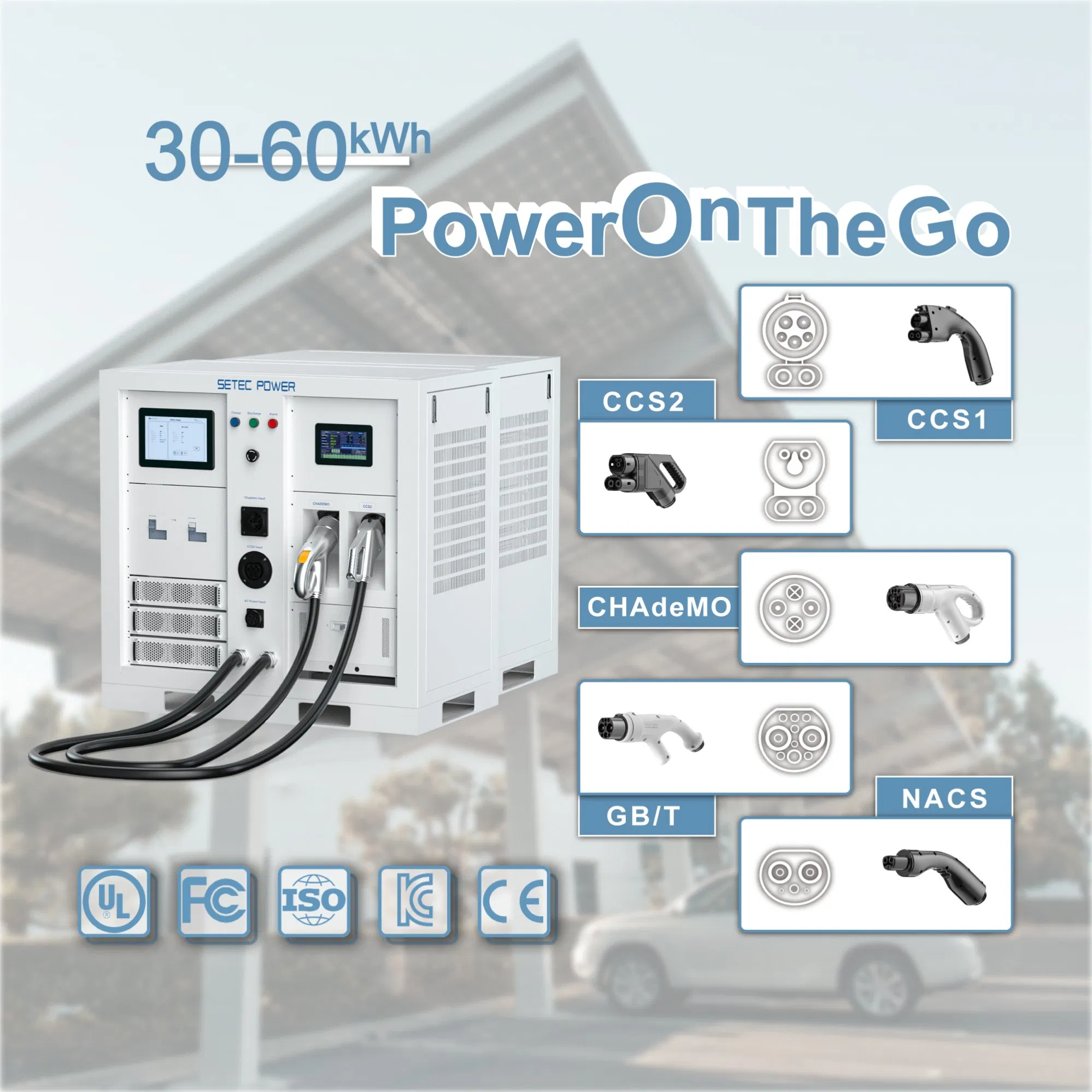 30kWh/60kWh Industrial Portable Power Station Mobile Energy Storage Lithium Battery Pack