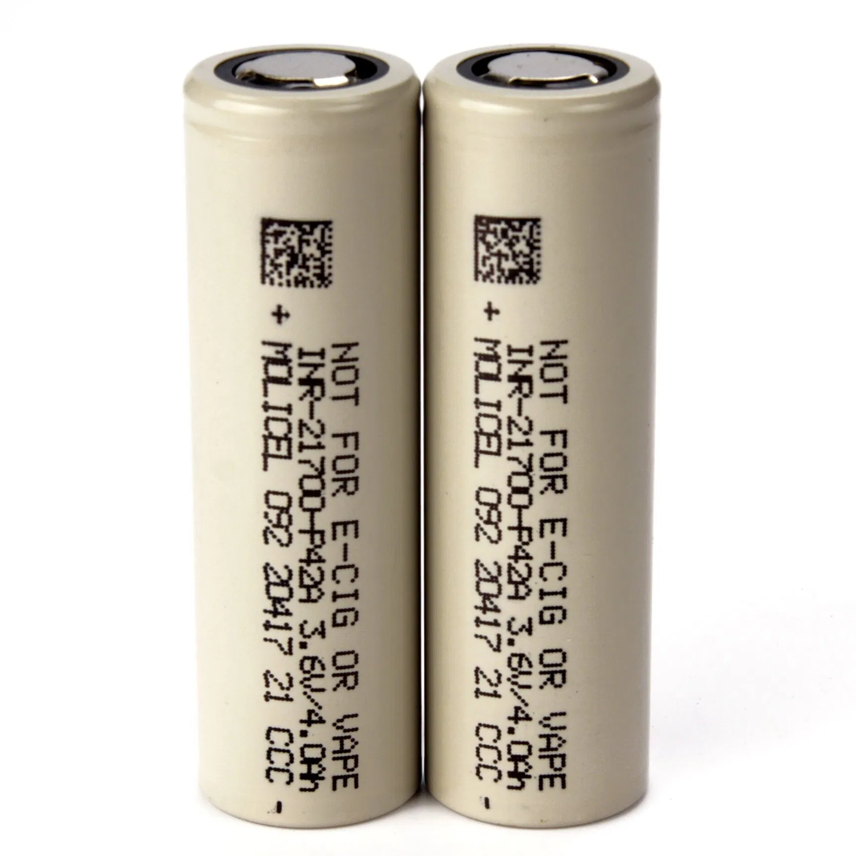 Original Molicel 3.7V 18650 21700 2800mAh/3000mAh/3500mAh/4000mAh/4200mAh/5000mAh Li Ion Lithium Battery Cell