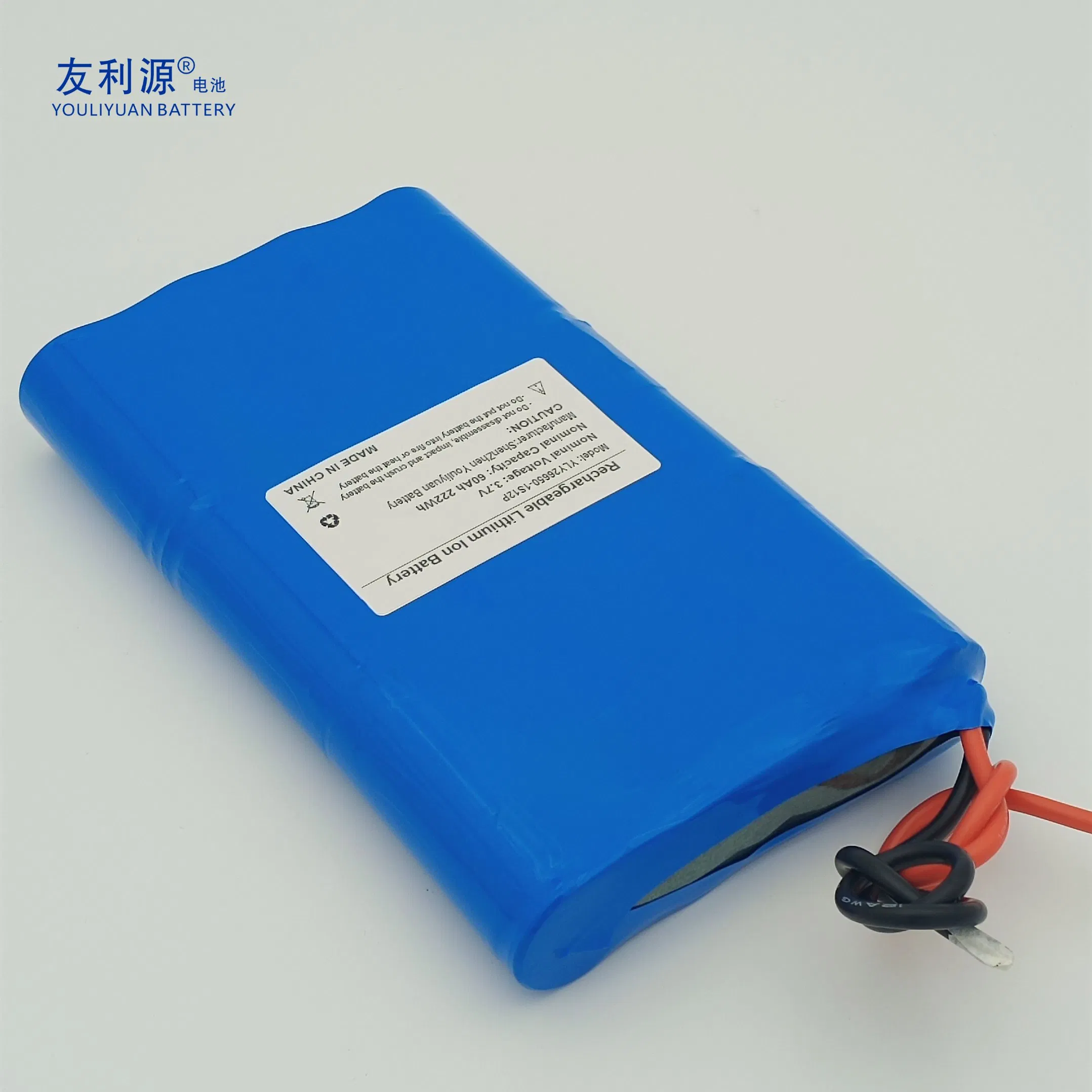 Manufacturer 3.7V 60ah 26650 18650 Battery Solar Battery Electrical Scoot Battery LED/Street Light Li-ion Battery Pack Lithium Iron Phosphate Battery