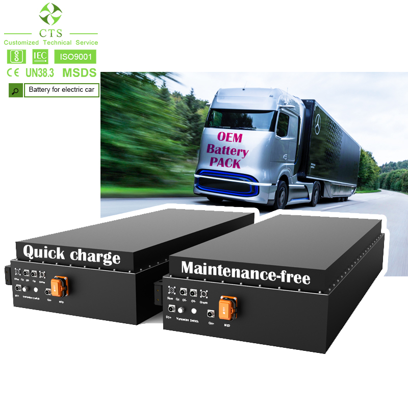 CTS LiFePO4 400V 40kwh EV Battery Pack 30kwh 40kwh 60kwh 300V 400V 500V 614V Electric Vehicle Lithium Ion Battery for EV Car