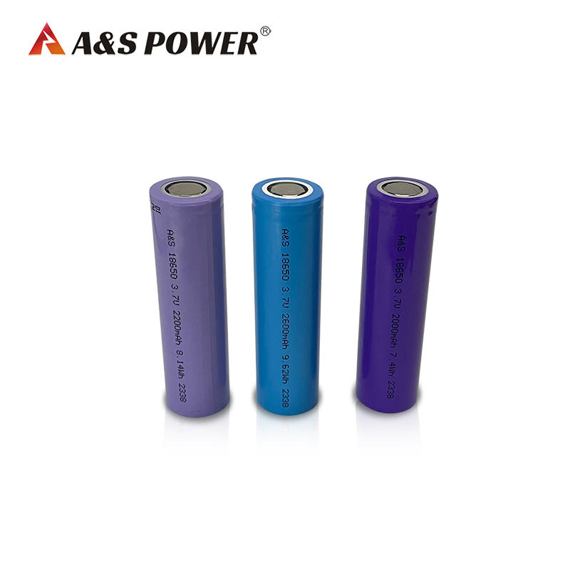 Battery Factory Rechargeable Lithium Ion Battery Pack 18650 3.7V 2200mAh Li-ion Battery Cell Customized Lithium Cell for LED Light