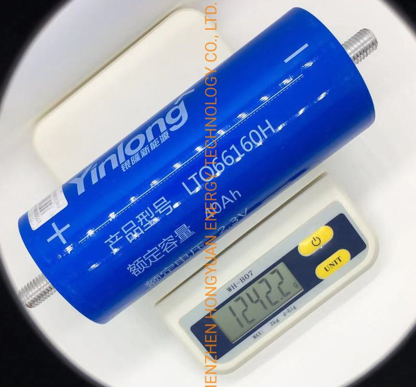 Beckoning Price A Grade Rechargeable Cylindrical Yinlong Lithium Titanate Battery 66160h 2.3V 40Ah Fast Charging Lto Battery