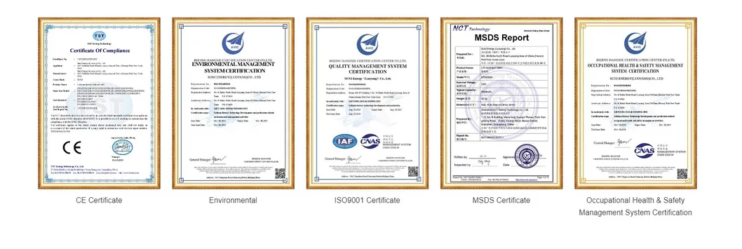 Product Certifications