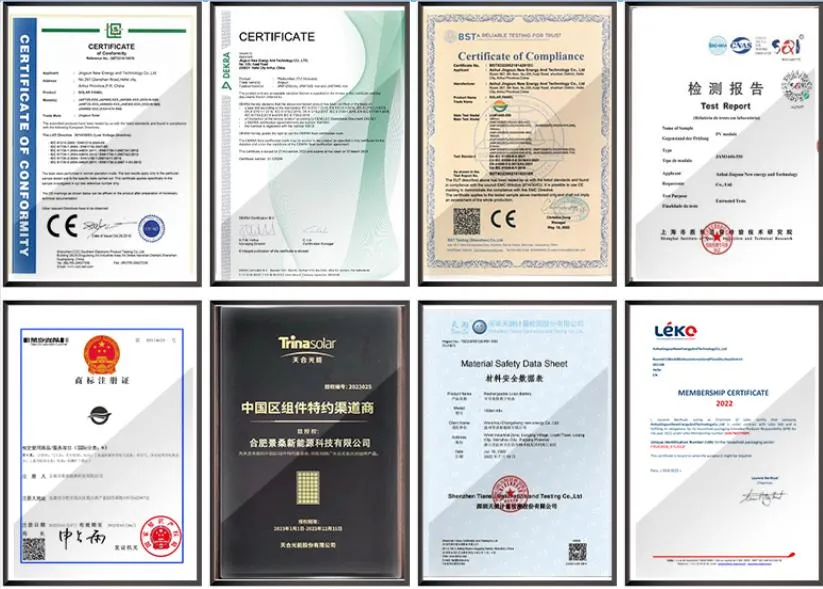 Certificates