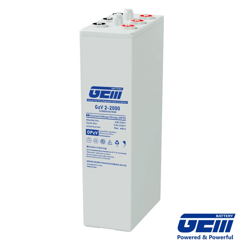 2V1500Ah EV Charging Battery - OPzV Gel Buffer, Stabilizes Grid During Fast Charging