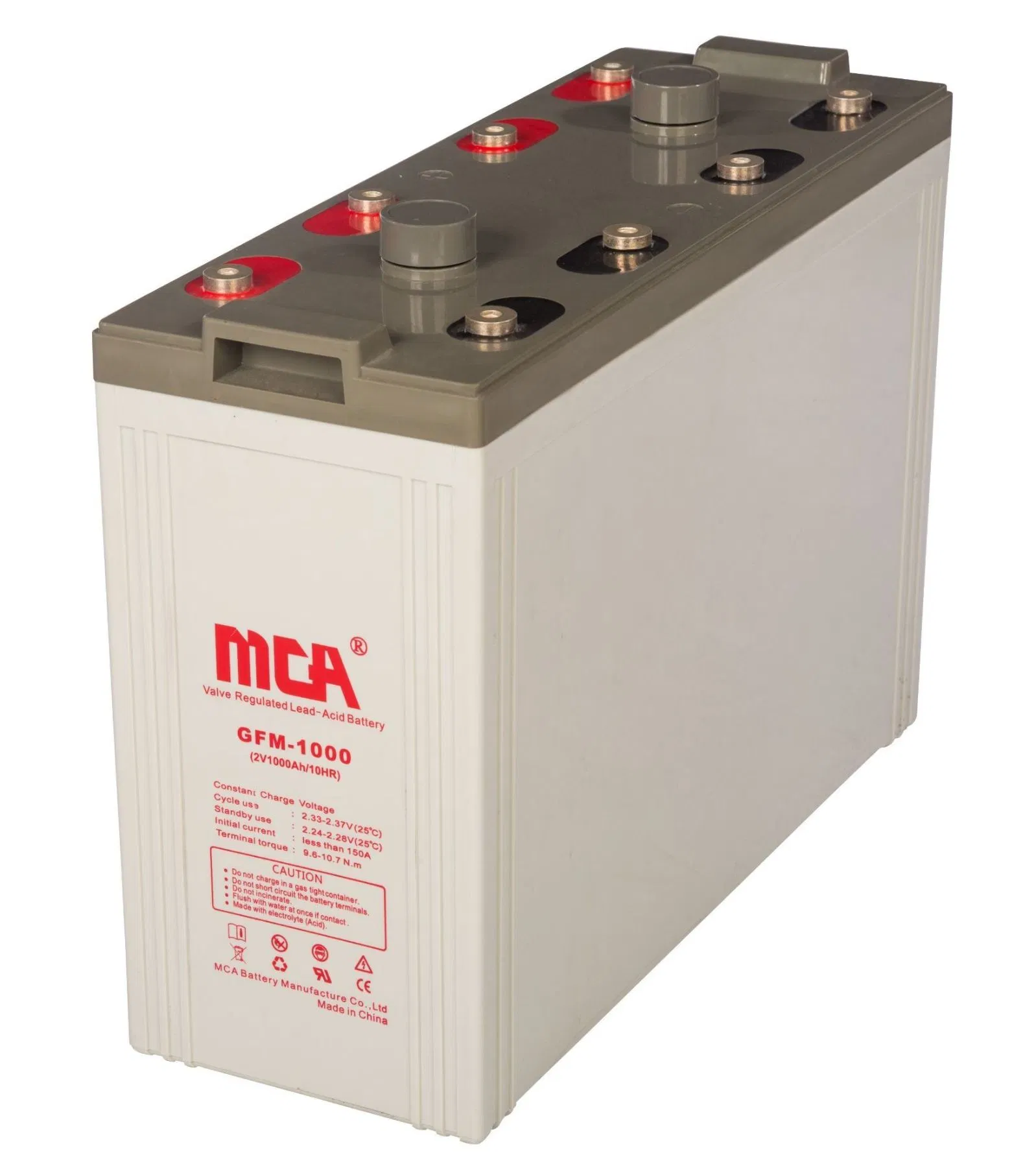 2V 600ah Telecom System/Data Center Backup Power/Standby Battery