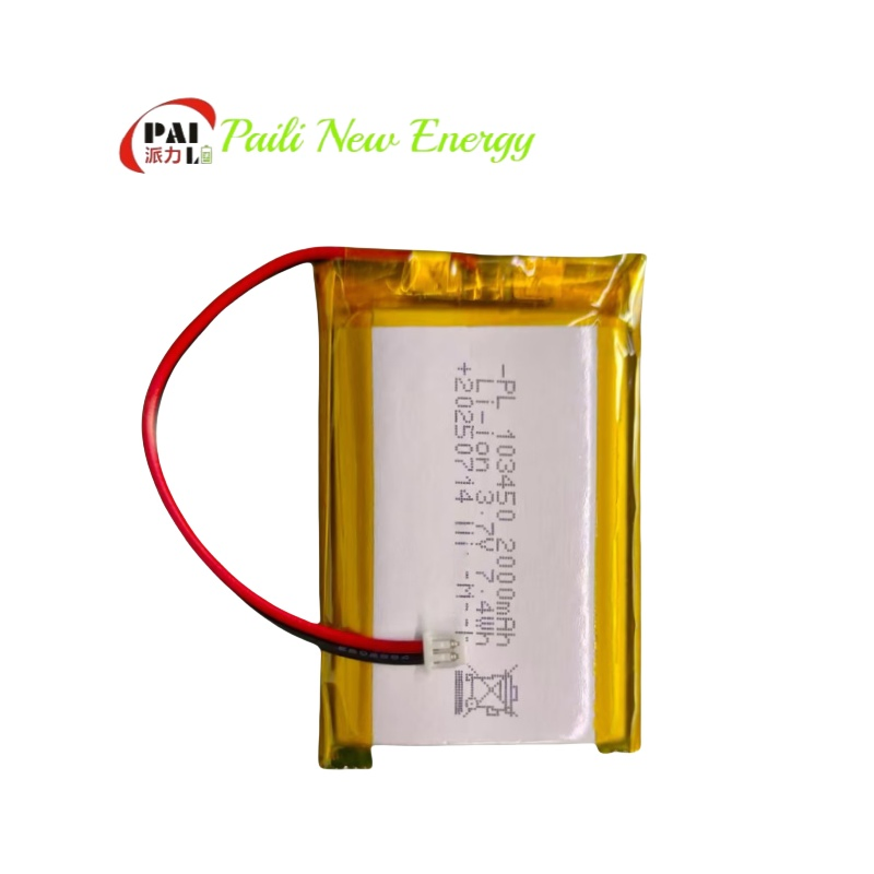 Custom 103450 3.7V Lithium Polymer Battery Rechargeable Li-Polymer Pouch Cell for Portable Devices