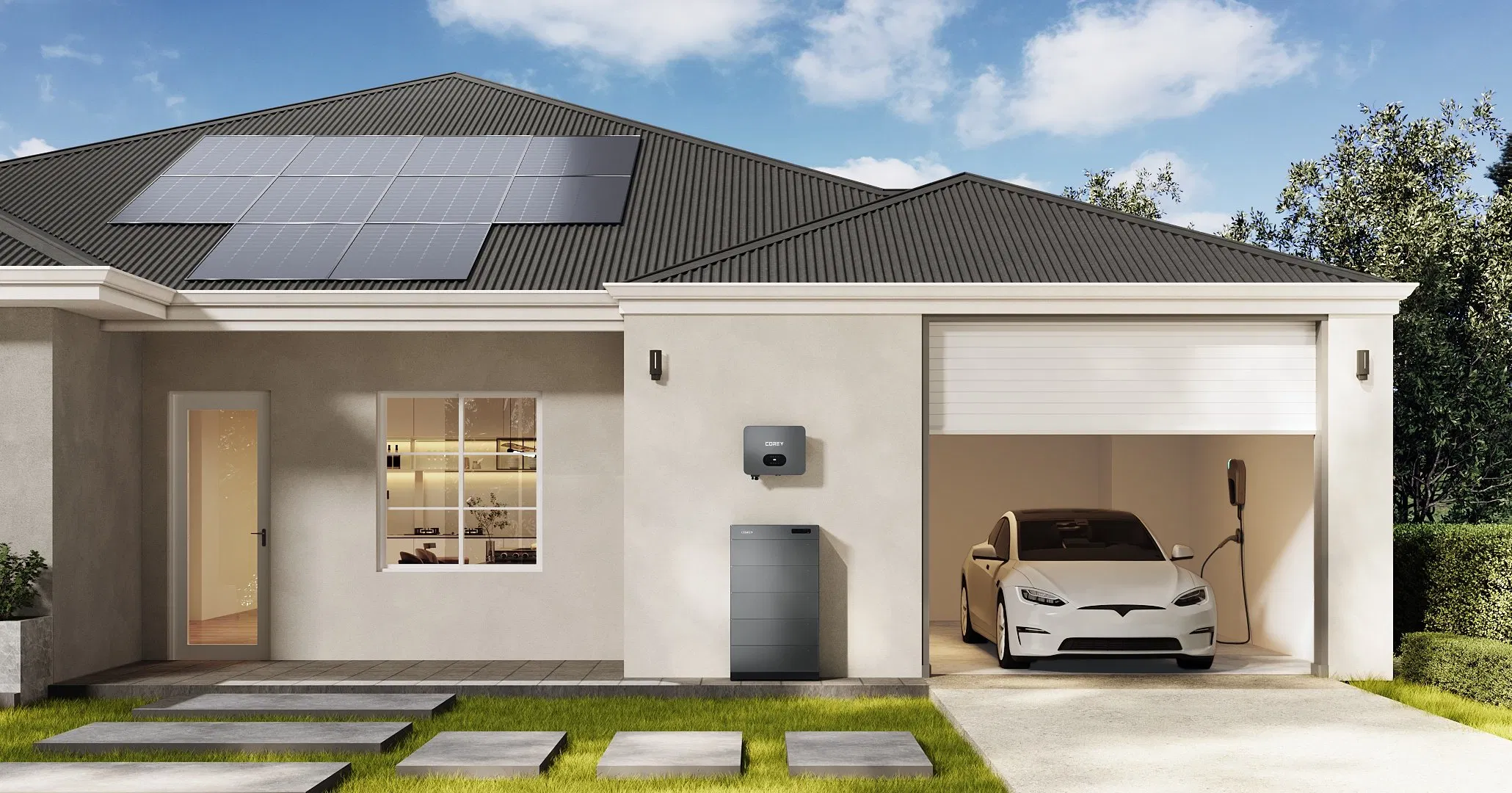 LFP (LiFePO4) Home Energy Storage System Corey Power Household Solar Battery