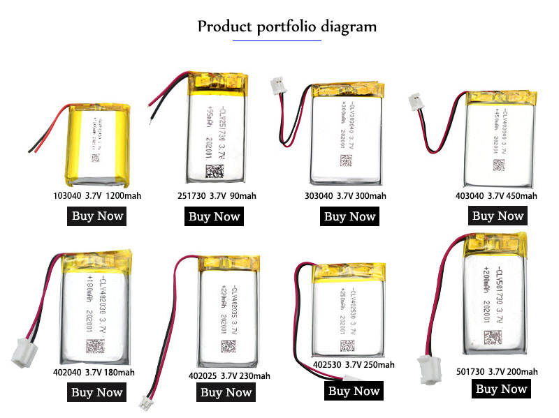 IEC62133, CE CB UL Kc FCC Certified 3.7V 103055-2000mAh High-Quality Polymer Lithium-Ion Battery
