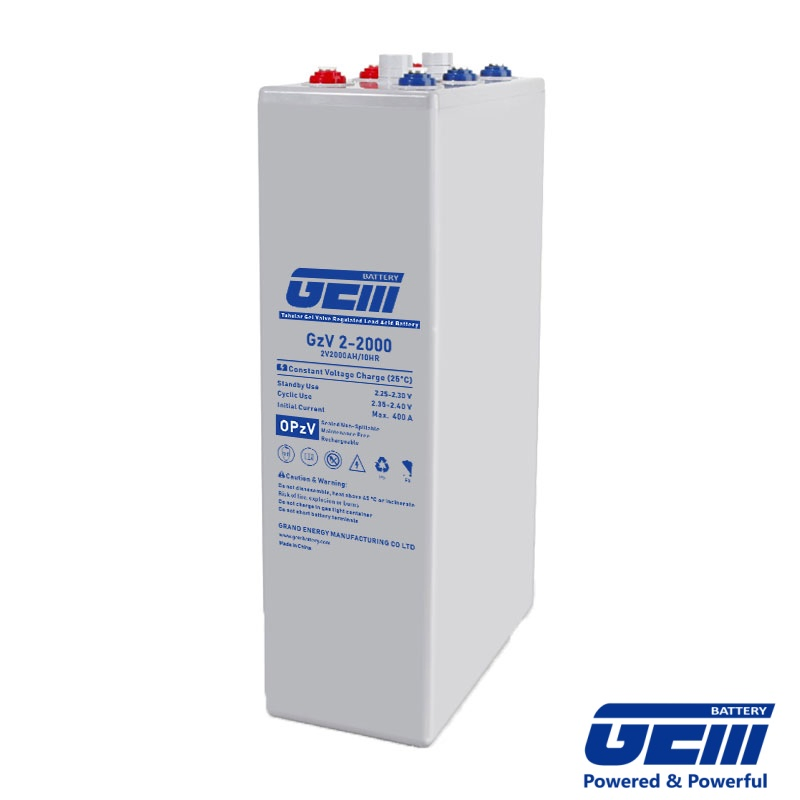 2V1500Ah EV Charging Battery - OPzV Gel Buffer, Stabilizes Grid During Fast Charging